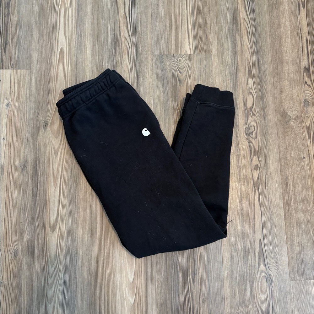 Medium Carhartt Black Sweatpants/Joggers Loose Fit